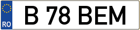 Truck License Plate